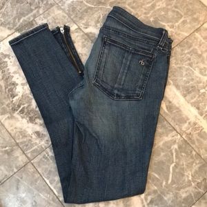 Women’s Zipper Cropped Rag & Bone Jeans